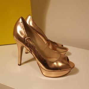 Brand New Marc Fisher Rose Gold High Heel